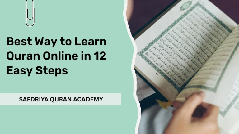 Best Way to Learn Quran Online